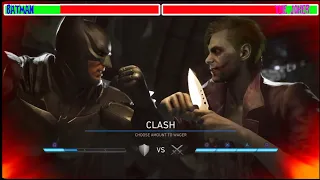 Batman vs. The Joker with healthbars