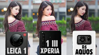 LEITZ Phone 1 vs Sharp Aquos R6 vs Sony Xperia 1 iii Camera Test