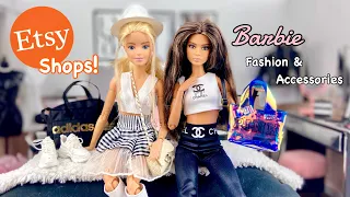 Barbie Etsy Shop Reviews! Realistic Doll Clothes, Accessories & More - Barbie Doll Etsy Haul!
