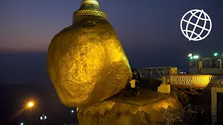 Golden Rock, Myanmar  [Amazing Places 4K]