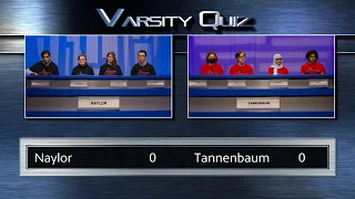 Naylor vs. Tannenbaum | Varsity Quiz 2024