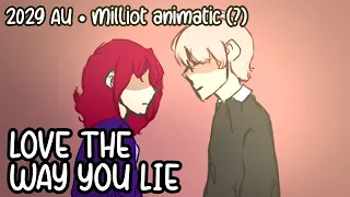 Love the way you lie (Milliot fight lore) 💔| 2029 AU | The music freaks animatic (?)
