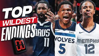 The WILDEST ENDINGS of the 2023-24 NBA Regular Season! #BESTofNBA