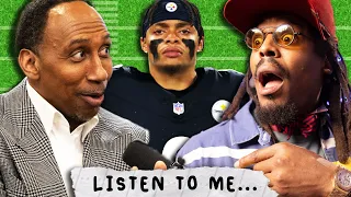 Justin Fields... LISTEN TO MY ADVICE!! Late Night with... Stephen A!? & More | 4th&1 w/ Cam Newton