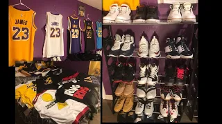 MY INSANE LEBRON JAMES COLLECTION!!!  (JERSEYS, SNEAKERS, JACKETS!)