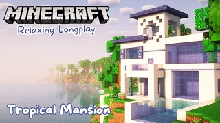 Minecraft Longplay | Tropical Island House (no commentary)