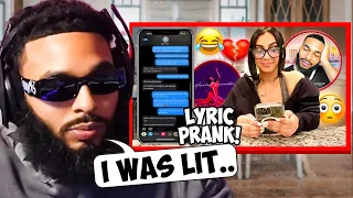 ClarenceNyc Reacts To Queen's Break Up Lyric Prank On Him While He's In Miami..😂