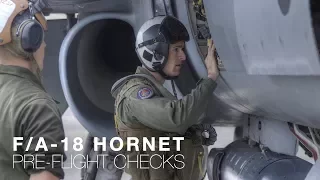 F/A-18 Hornet Pre-Flight Checks