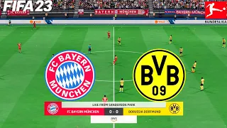 FIFA 23 | Bayern Munich vs Borussia Dortmund | Bundesliga 22/23 Match - Full Gameplay