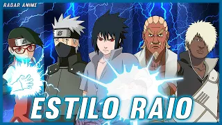 OS 10 MELHORES USUÁRIOS DE JUTSUS ESTILO RAIO EM NARUTO