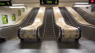 Sweden, Stockholm, Östermalmstorg subway station, Metro, U-Bahn, 17X escalator, 5X elevator