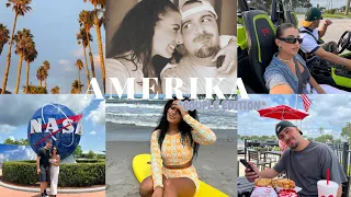 AMERIKA BAECATION 🌴❣️(Traumurlaub - Surfen, Shoppen, Essen etc.) | Sara & Dolunay