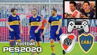 Reto ÉPICO!!! Partido PES2020 BOCA vs RIVER!!! 😱