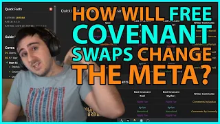 How will Free Covenant Swaps change the PvE Meta in 9.1.5 and 9.2?