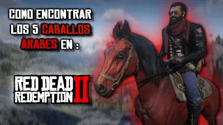 COMO ENCONTRAR LOS 5 CABALLOS LEGENDARIOS ( ARABES ) DE RED DEAD REDEMPTION 2