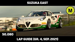 Gran Turismo Sport - Daily Race Lap Guide - Suzuka East - Alfa Romeo 4C Gr. 4