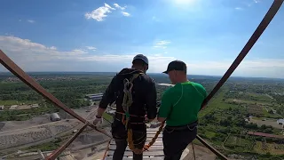 Роуп-джампінг Труба 100м Львів 8Любомир