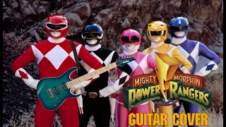 Mighty Morphin Power Rangers Theme - Guitar Cover with AI James Hetfield