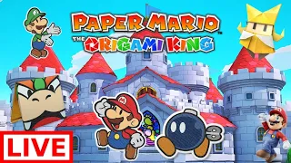 Paper Mario Origami King Walkthrough Live Stream Part 1 Road To The TTYD Remake HD