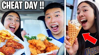 A Crazy Full Day Of Eating | Cheat Day Edition | Zach & Tee