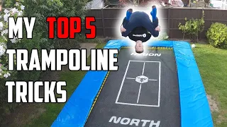 5 EASY TRAMPOLINE TRICKS [BEGINNERS]