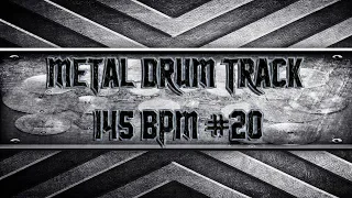 Pantera/Lamb Of God Style Metal Drum Track 145 BPM (HQ,HD)