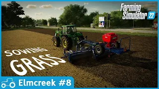 Elmcreek #8 FS22 Timelapse Extending & joining Fields, Sowing Grass, Wheat & Sorghum Harvest