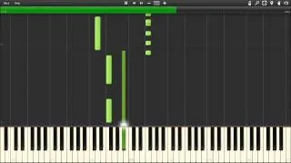 Miley Cyrus - Wrecking Ball (Synthesia/Piano) [+MIDI] HD