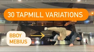 30 tapmill variations from BBOY MEBIUS