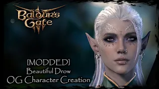 BALDUR'S GATE 3 || Beautiful Drow [Original Character #91] - Female Character Creation