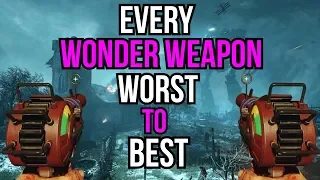 EVERY WONDER WEAPON RANKED WORST TO BEST (COD ZOMBIES)