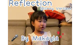 Reflection (Mulan)- by 3 yr old Makayla