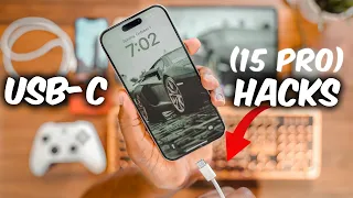 EVERYTHING the iPhone 15 Pro USB-C Can Connect To! (gaming, mouse, keyboard…etc)