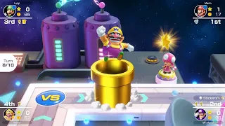 Mario Party Superstars #46 - Space Land - Waluigi vs Wario vs Mario vs Luigi