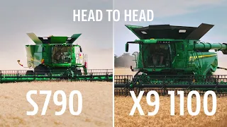 Head to head S790 vs X9 1100 | John Deere Harvest X Episode 2