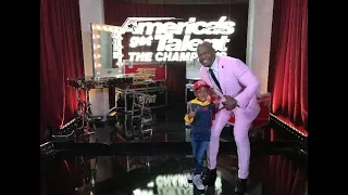 Watch DJ Arch Jnr On Americas Got Talent The Champions Rehearsing Backstage (6yrs old)