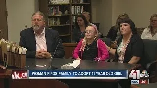 11-year-old finds new family in remarkable adoption