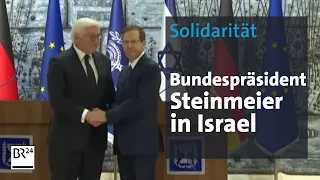 Solidarität: Bundespräsident Steinmeier in Israel | BR24