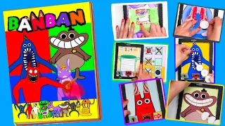 DIY♥ GARTEN OF BANBAN TANGHULU MUKBANG GAMING BOOK / BANBAN, QUEEN BOUNCELIA, TOADSTER MUKBANG