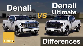 2024 GMC Sierra 2500HD Denali vs Denali Ultimate | Differences Explained!