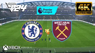 EA FC 24 - Chelsea vs West Ham | Premier League 23/24 | NextGen [4K-60]