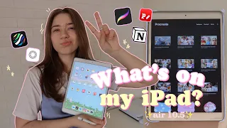 что в моем ipad air 10.5? 🦋🌸💗 *аксессуары и как я обрабатываю обложки* / what’s on my ipad?