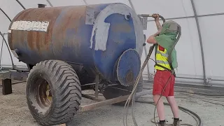 SandBlasting farm trailer Water Bowser