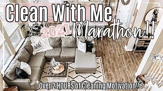 2021 CLEAN WITH ME MARATHON :: HOURS OF INSANE SPEED CLEANING MOTIVATION :: HOMEMAKING 2020
