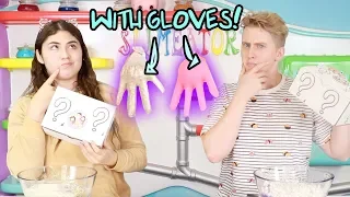 MYSTERY BOX SLIME SWITCH-UP CHALLENGE WITH GLOVES! Slimeatory #427