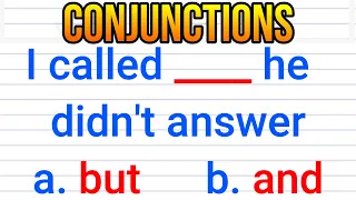 English Grammar Quiz: "And" vs "But" Conjunction Test |English MasterClass|