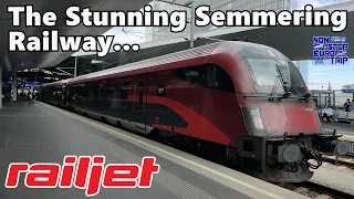 OBB RAILJET FIRST CLASS REVIEW: A PERFECT INTERCITY SERVICE / FROM VIENNA ACROSS THE SEMMERING PASS