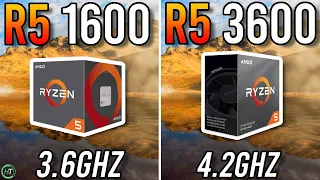 Ryzen 5 1600 vs Ryzen 5 3600 Tested in 2023 | RTX 3070