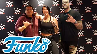 I met RHEA RIPLEY & DAMIAN PRIEST at Funko Hollywood!! (Funko POP Hunting: WWE Superstars)