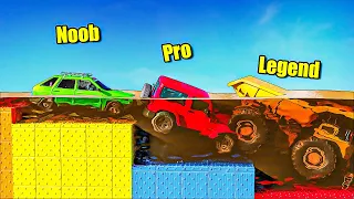 Testing cars vs mud in GTA 5